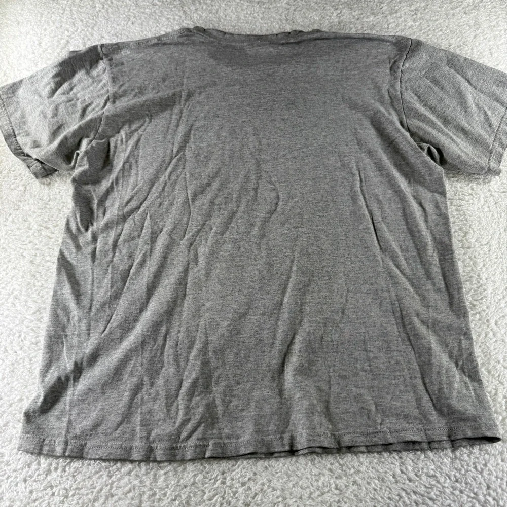 Y2K Nike Silver Tag Men's Large Short Sleeve Gray Grey Shirt Distressed Used
